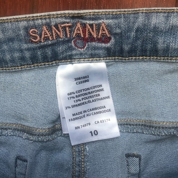 Santana Jeans High Rise Straight leg Light Wash  Size 10 Jeans - Picture 9 of 12